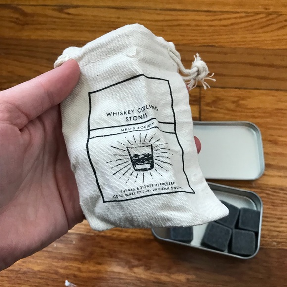 ✨ Mens Society Whiskey Stones My Dad Rocks 6 Pack - Picture 3 of 7